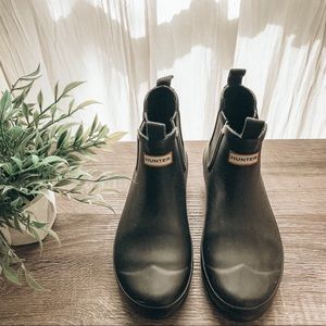 Hunter ankle rain boots